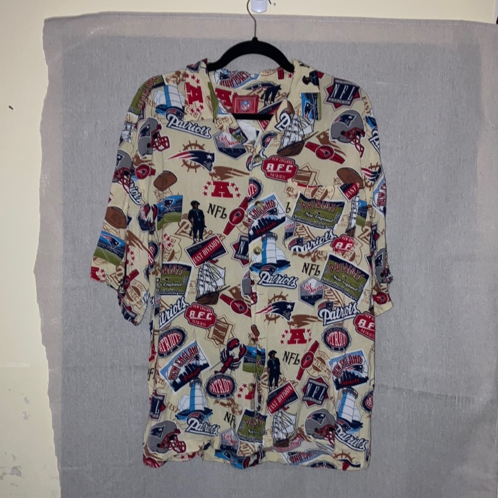 All Over Print New England Patriots Hawaiian Shirt